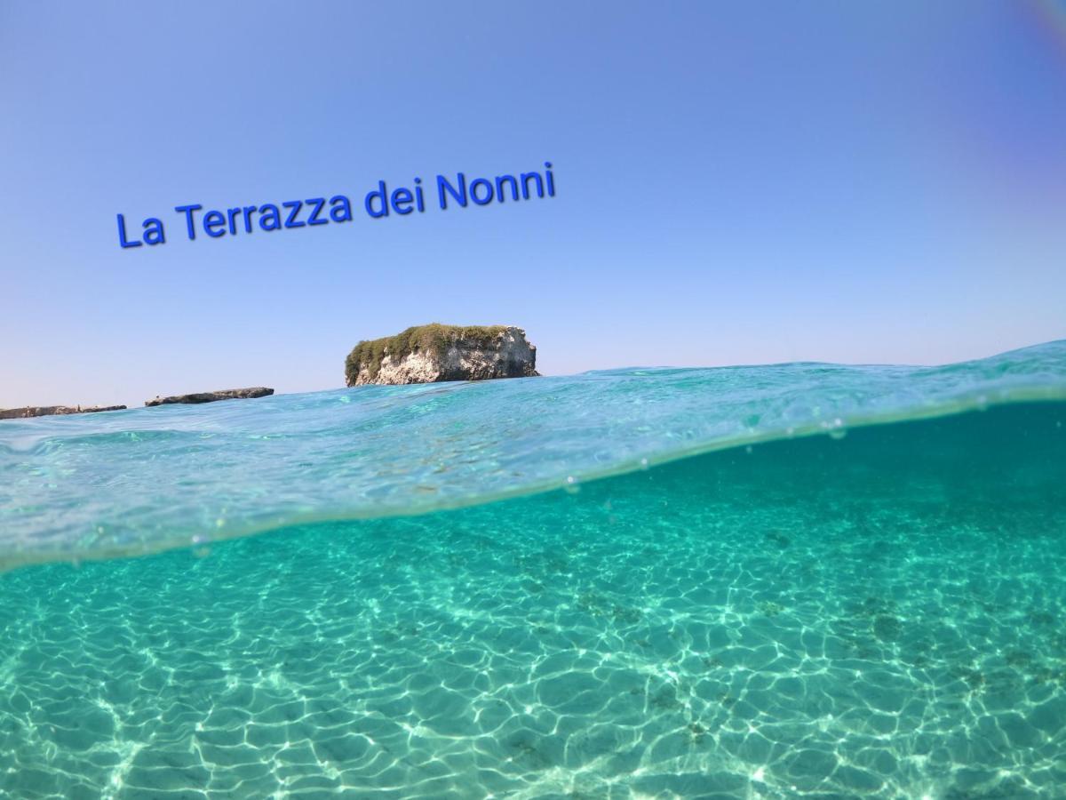 La Terrazza Dei Nonni Apartamento Torre Specchia Ruggeri Exterior foto